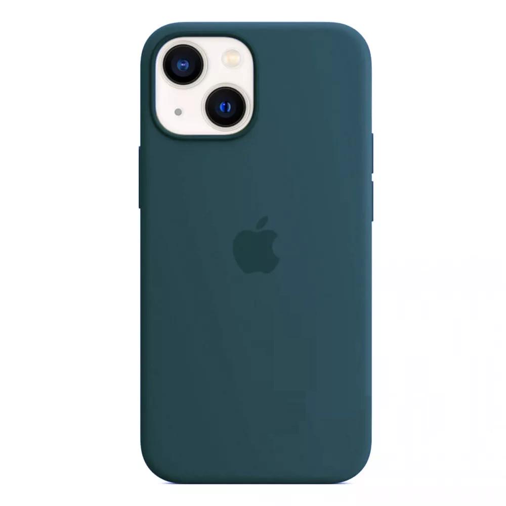 Оригинальный силиконовый чехол на Apple Iphone 13 Pacific Green