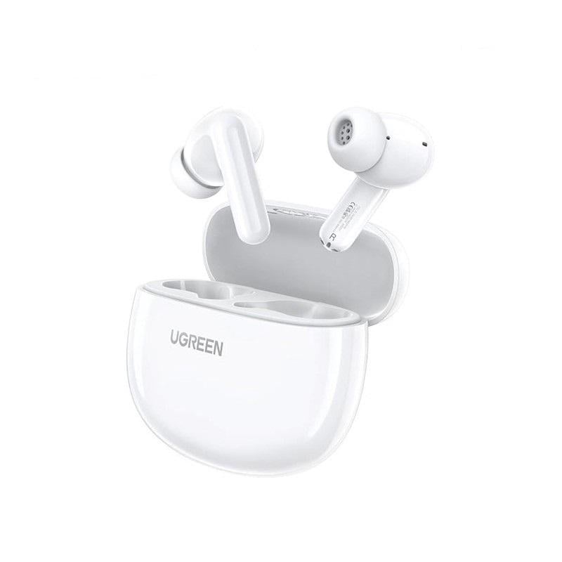 Наушники UGREEN WS207 Hitune Active Noise Cancelling Wireless Earbuds Bluetooth 5.4 White (45110)