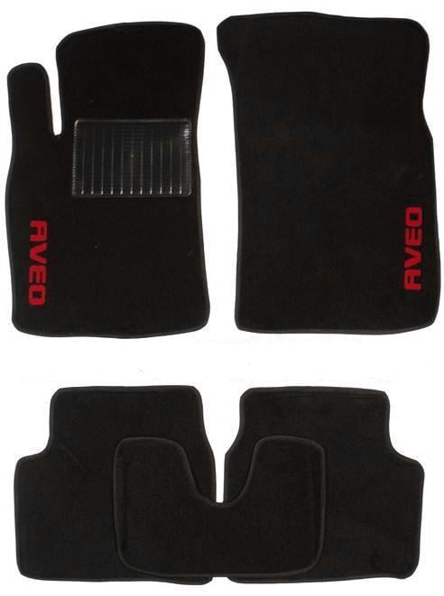 Коврики в салон для Kia Picanto '11-17 текстильные стандарт Черный