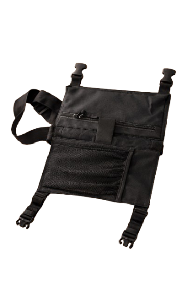 Сумка для каремата Crane для коврика йоги фитнеса полиэстер с наплечным ремнем Черный