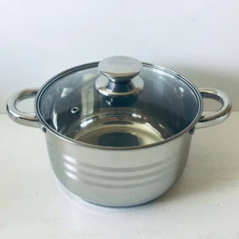 Набір посуду Unique UN-5034 каструлі з нержавіюча сталі з скляними кришками 10 пр. (23793745) - фото 3 Набір посуду Unique UN-5034 каструлі з нержавіюча сталі з скляними кришками 10 пр. (23793745) - фото 3