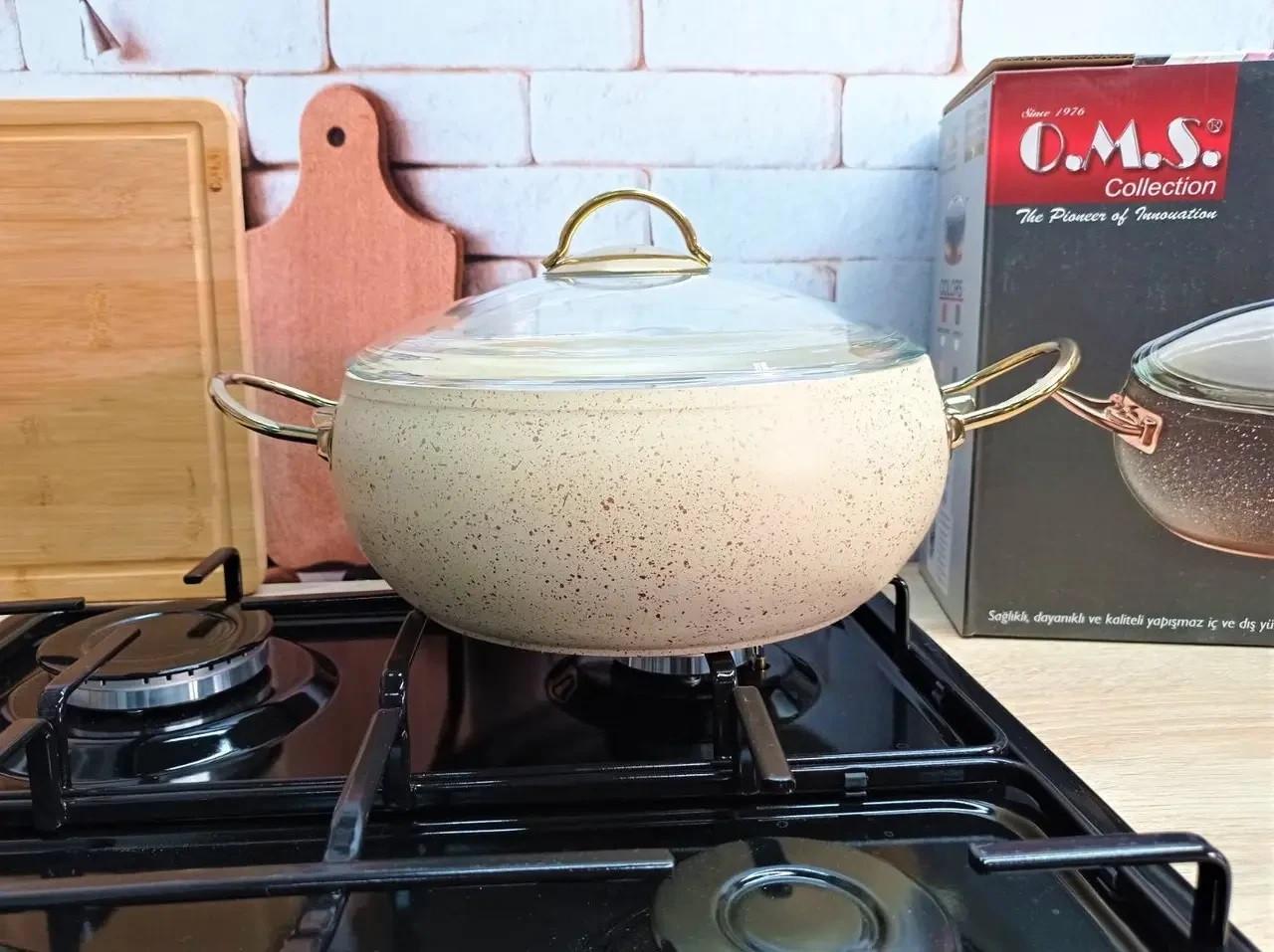 Каструля OMS Collection 3141 26 см 5,5 л Ivory (21339622) - фото 10 Каструля OMS Collection 3141 26 см 5,5 л Ivory (21339622) - фото 10