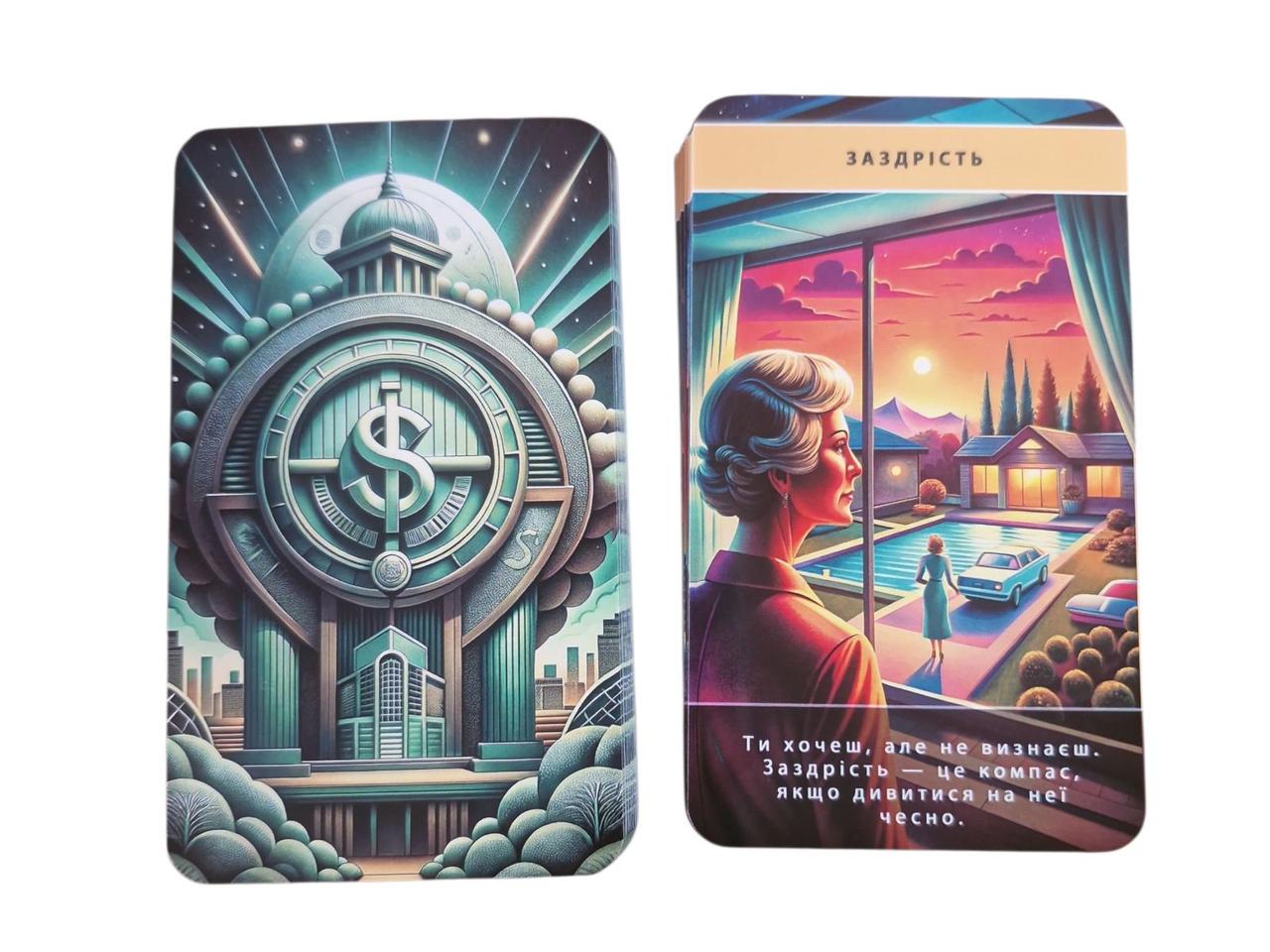 Метафорические ассоциативные карточки Деньги и я 55 шт.