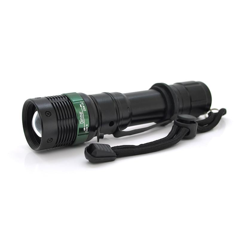 Фонарик ручной светодиодный Bailong BL-8455-CREE 3000W Черный (1000689-Black-0)