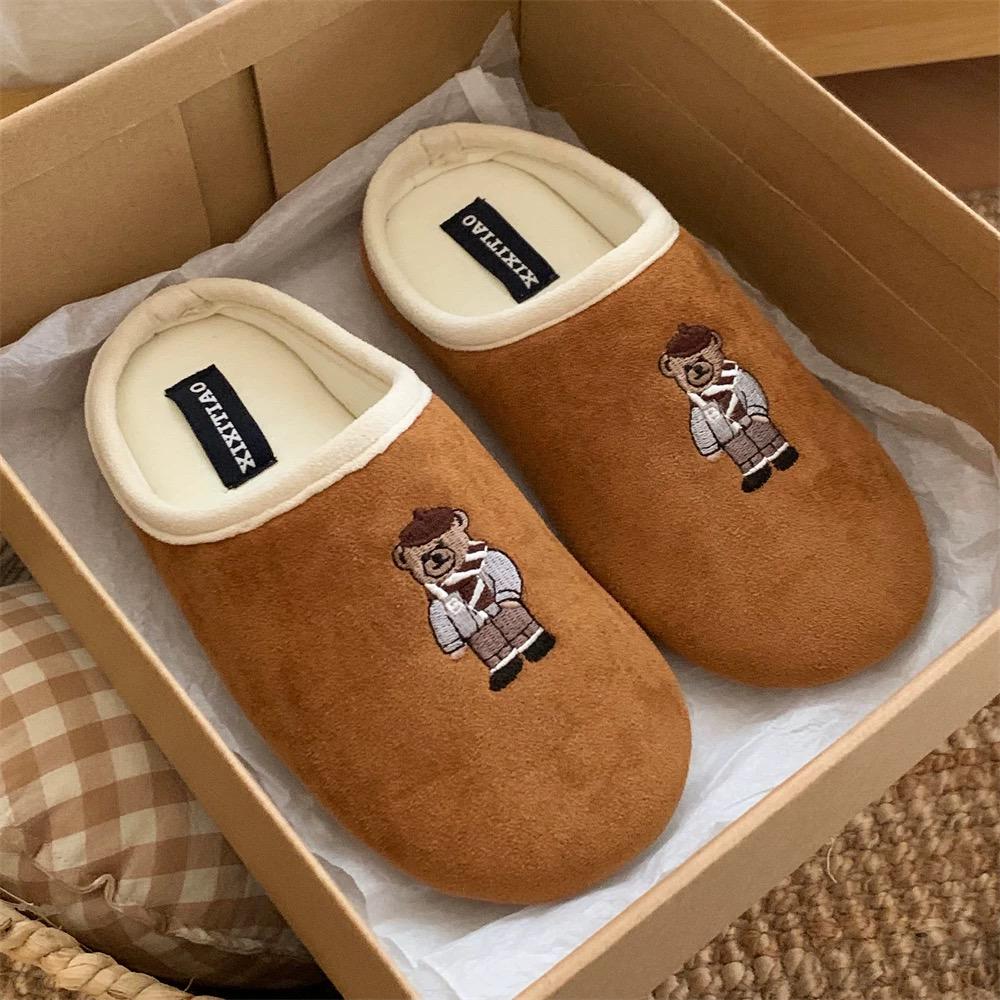 Домашние тапочки Warm Story Мишка Polo р. 44-45 Коричневый (0016)