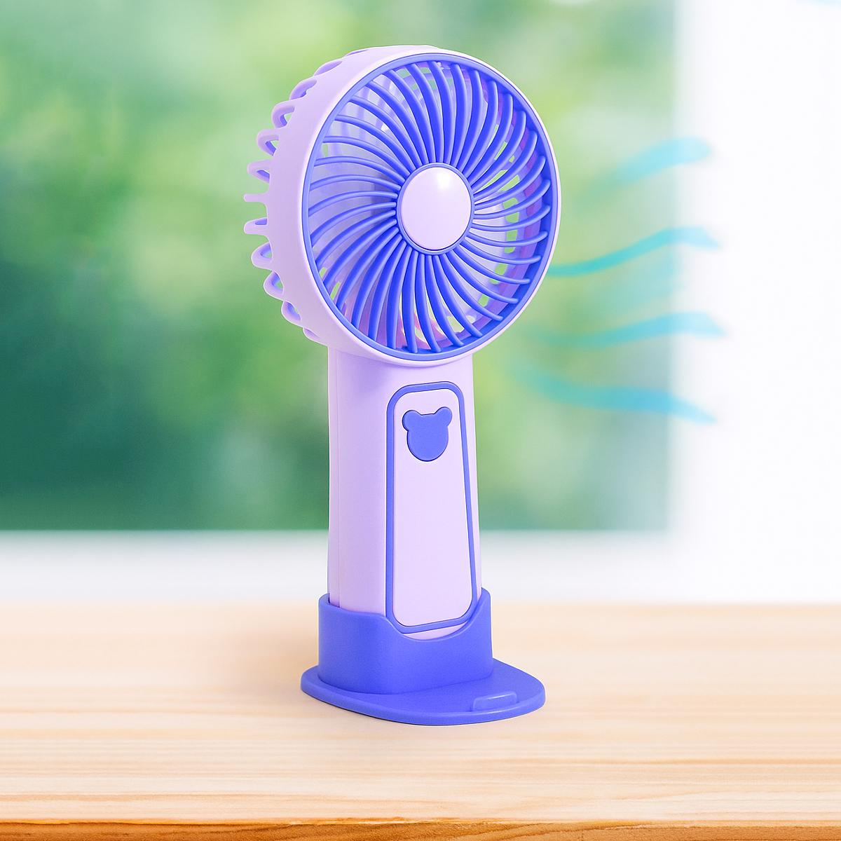 Вентилятор акумуляторний TX265 з підставкою Фіолетовий (1011017-Violet-3) - фото 4