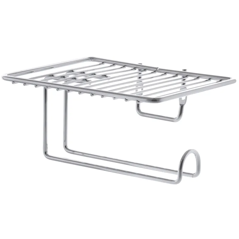 Держатель для туалетной бумаги Zerix LR505 с полкой (LL1458)