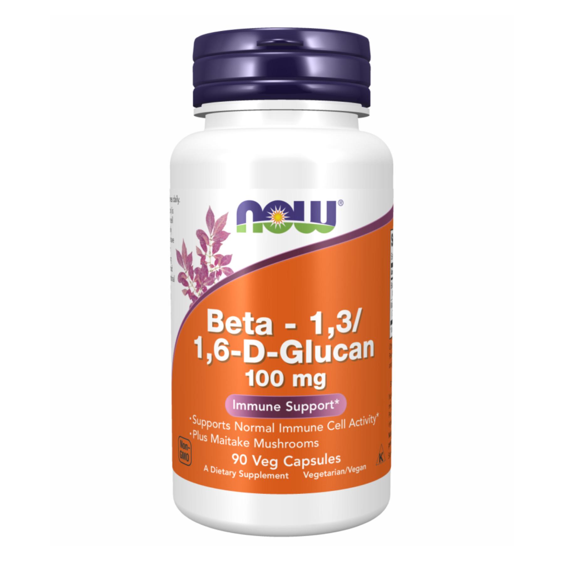 Натуральная добавка Beta-1,3/1,6-D-Glucan 100 mg 90 vcaps (2022-10-0695)