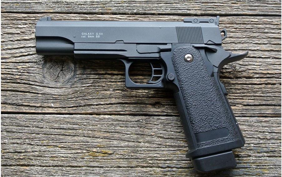 ᐉ Пистолет игрушечный Galaxy Smith & Wesson SW1911 глушитель