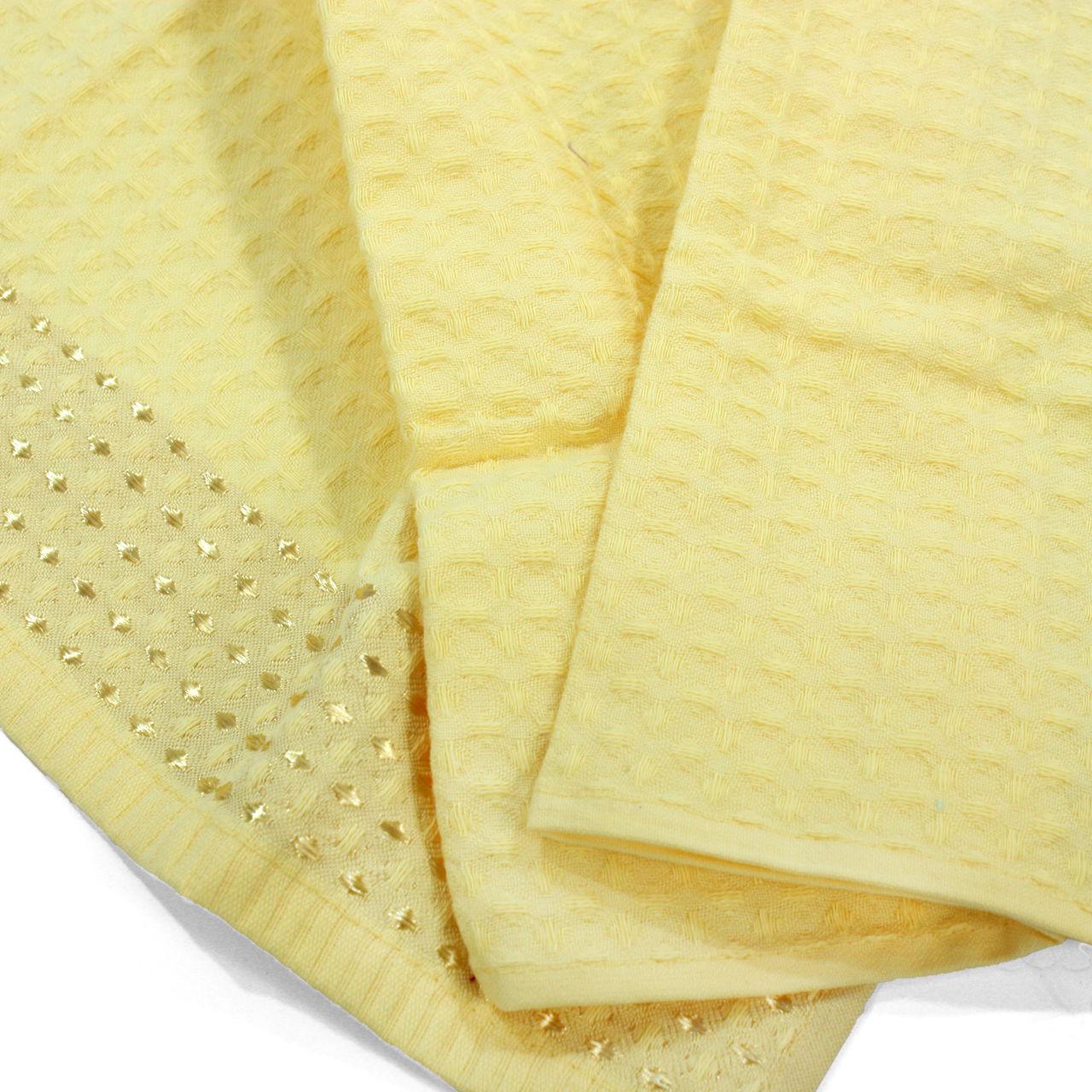 Кухонний рушник 0310 40х60 см Жовтий - фото 4 Кухонний рушник 0310 40х60 см Жовтий - фото 4