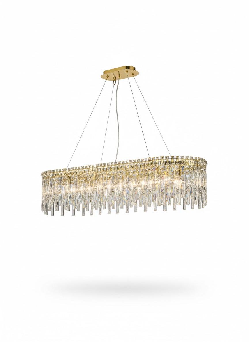 Люстра хрустальная Zilini Z56-L1200 Золотистый (32173772)