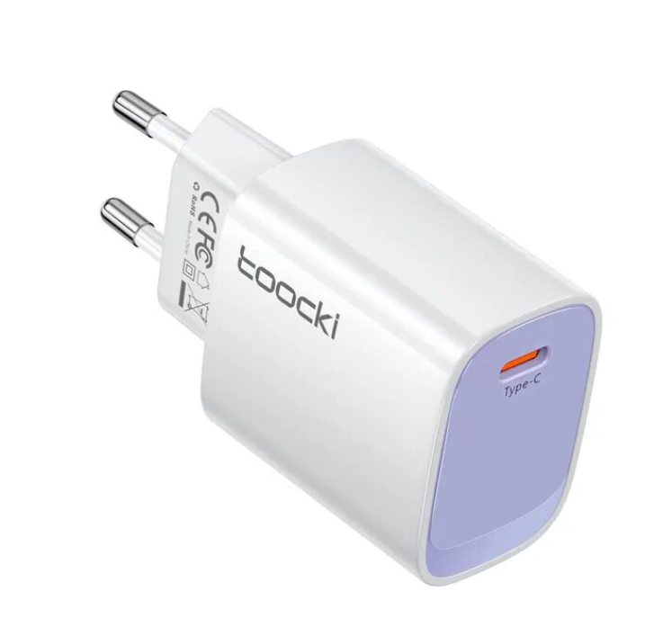 Зарядний пристрій Toocki USB C PD 20w 1 Type-C Фіолетовий (TCT20-04EUPUR20)