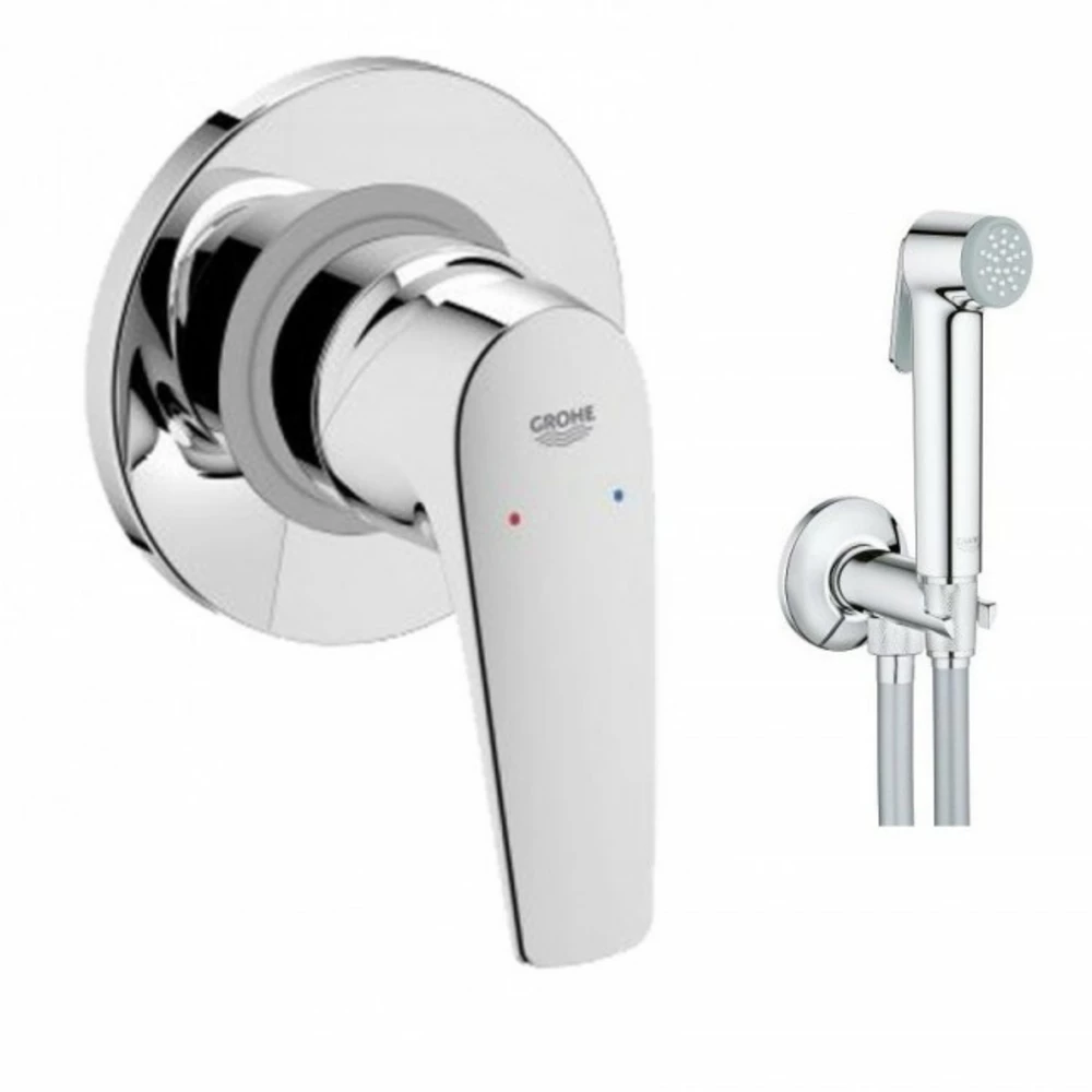 Гигиенический душ Grohe Bau Flow UA12164600 со смесителем (34971175)