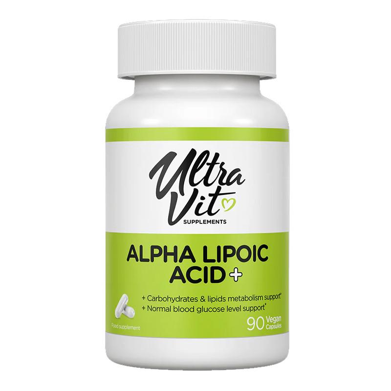 Кислота альфа-липоевая VPLab Alpha Lipoic Acid+ 90 вега-капс. (11336-01)