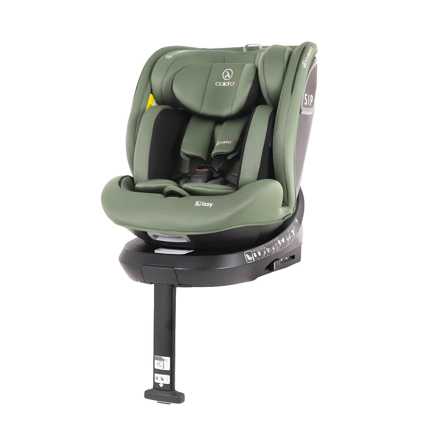 Автокресло Coletto Izzy i-Size/Isofix с поворотом на 360° 0-36 кг Зеленый (23465759)