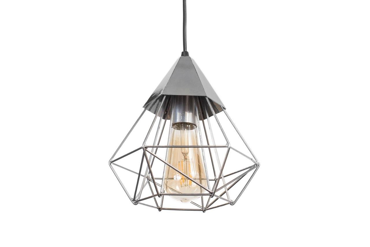 Подвесной светильник MSK ELECTRIC Crystal в стиле лофт под лампу Е27 Хром (NL 0535 CR) - фото 2 Подвесной светильник MSK ELECTRIC Crystal в стиле лофт под лампу Е27 Хром (NL 0535 CR) - фото 2