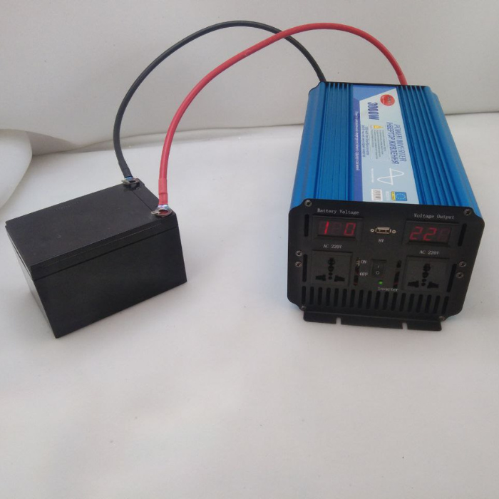 Автомобильный инвертор Power Inverter Wimpex WX-3010 чистая синусоида с 12-220 В 3000W - фото 8