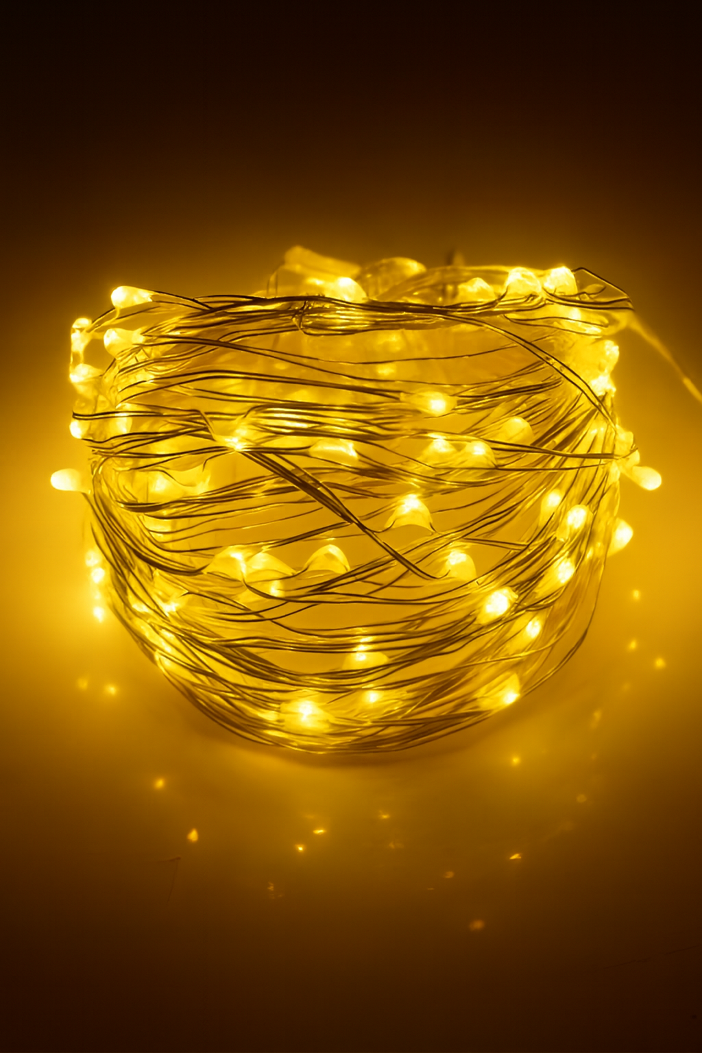 LED-гирлянда-нить Капли Росы USB/батарейки 100LED 10 м Теплый Белый (30307081)