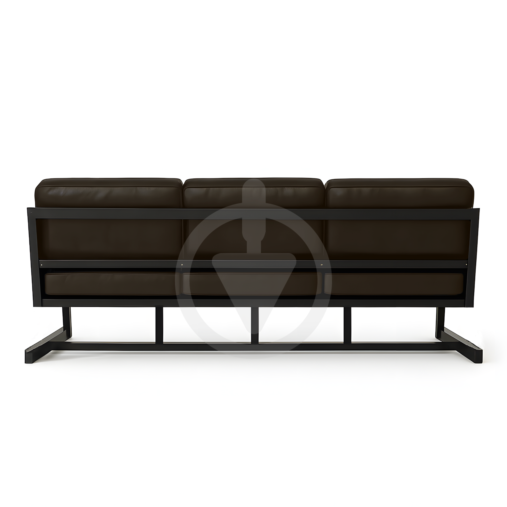 Диван металевий AVVS Атлас з підлокотниками лофт екошкіра 246 см Коричневий - фото 3 Диван металевий AVVS Атлас з підлокотниками лофт екошкіра 246 см Коричневий - фото 3