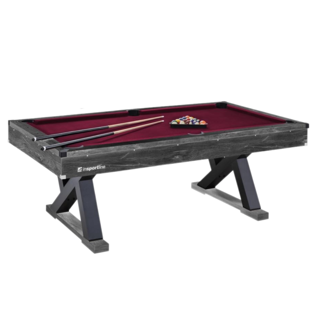 Стол для бильярда и настольного тенниса inSPORTline Residento 3в1 Темное дерево (388930)