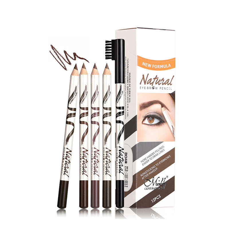 Карандаш для бровей №4 Menow Natural Eyeliner Светло-коричневый (011122)