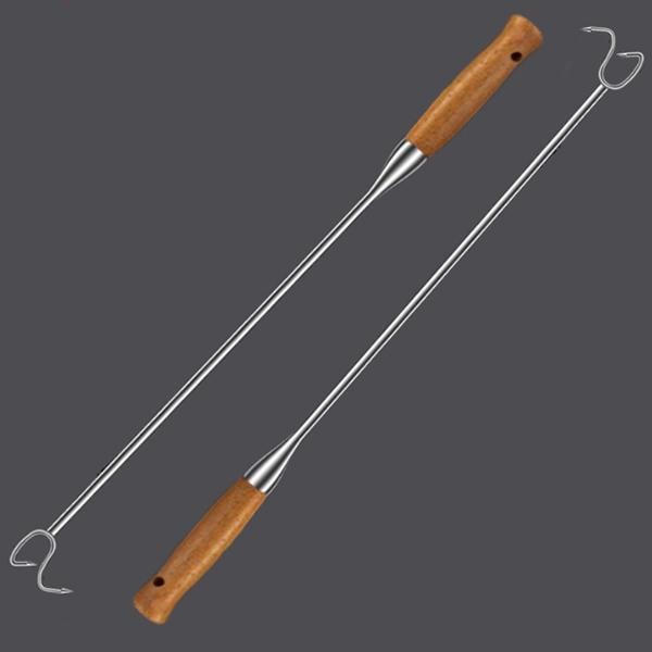 Крюк для мяса для готовки на гриле или костре 2 шт. (J00184) - фото 6 Крюк для мяса для готовки на гриле или костре 2 шт. (J00184) - фото 6