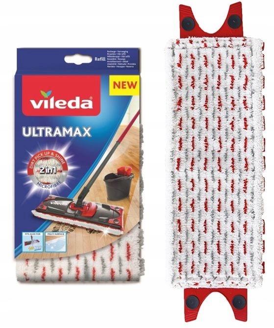 Насадка для швабры Vileda Ultramax плоская (mx9163) - фото 2 Насадка для швабры Vileda Ultramax плоская (mx9163) - фото 2