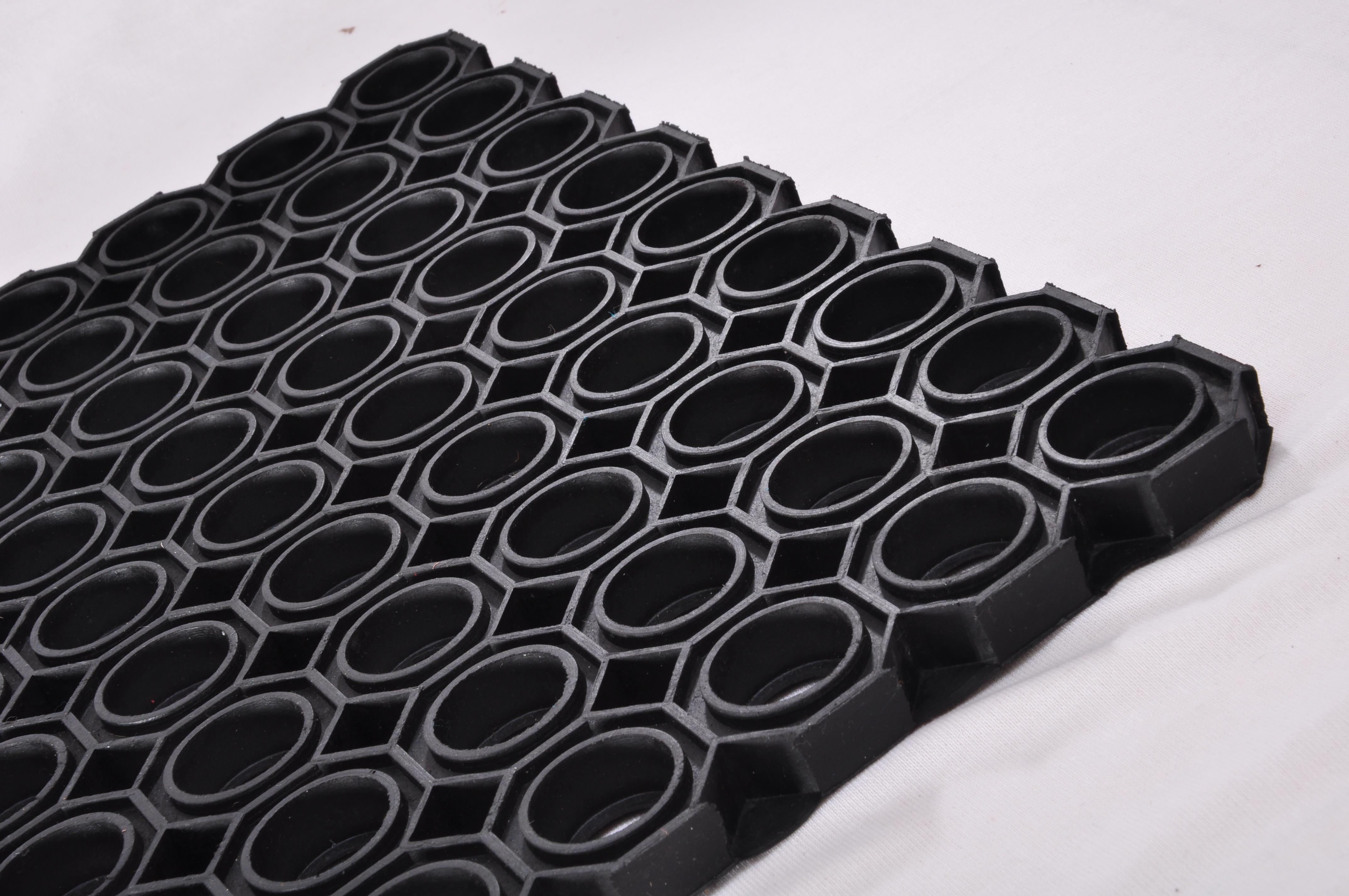 Грязезащитный ковер Октагон ячеистый резиновый 1000х1500х13 мм - фото 3