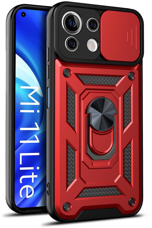 Чохол із захистом камери 3DGuard Xiaomi 11 Lite 5G NE Red (32486-2D)