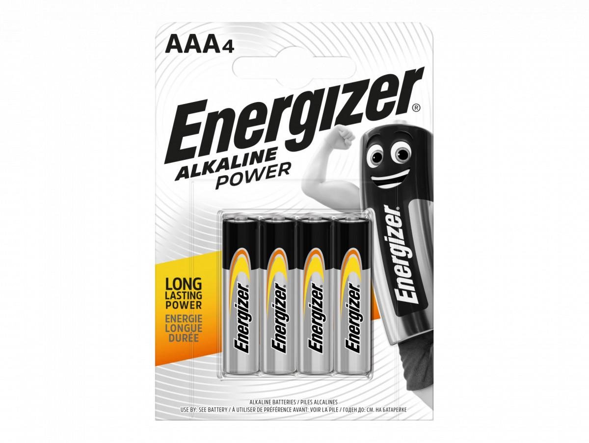 Батарейка Energizer AAA Alk Power 4 шт./уп. - фото 1