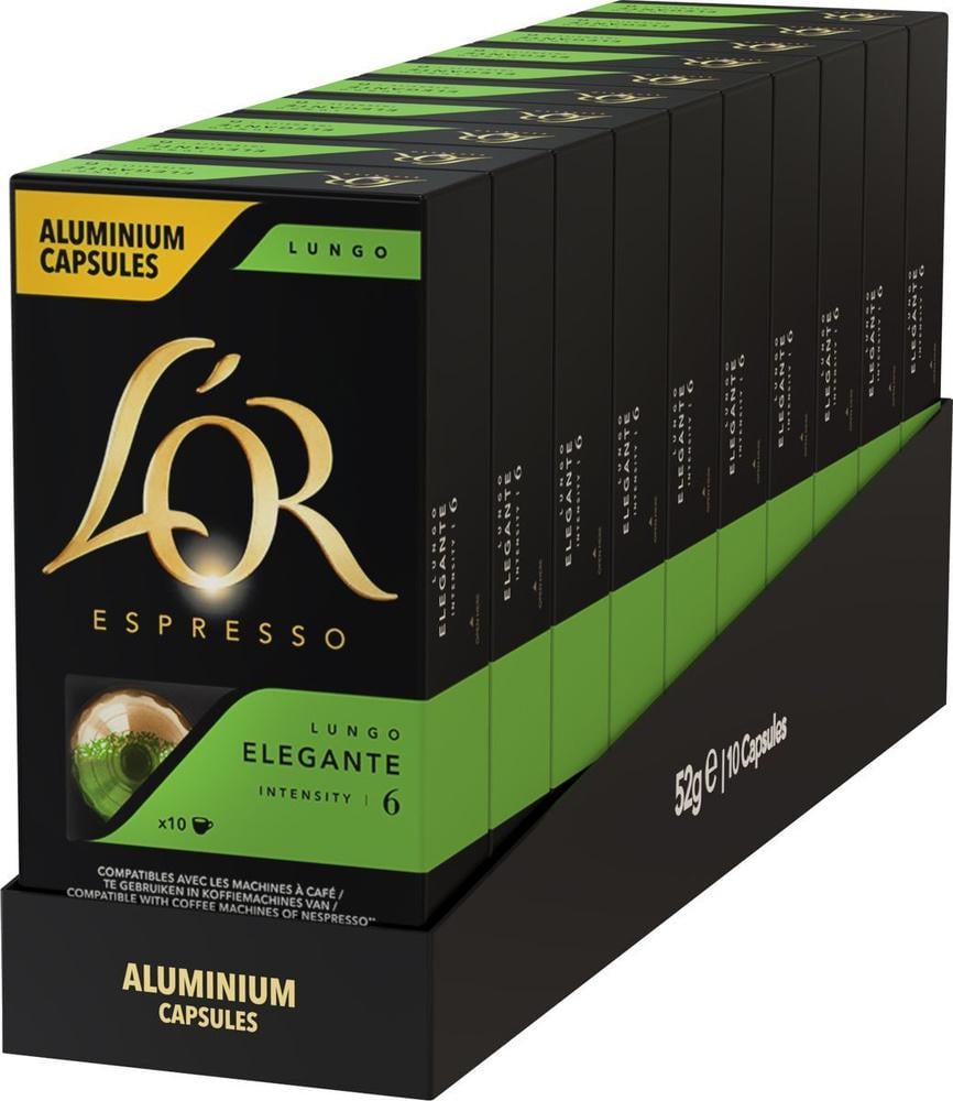 Кофе в капсулах Nespresso L`OR Lungo Elegante 100 шт. (j1000049210)