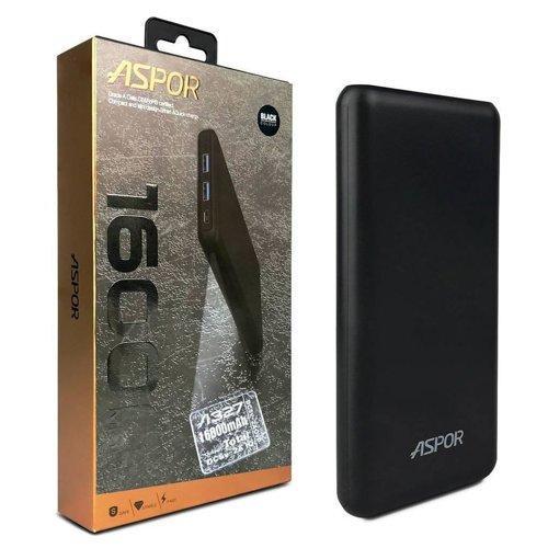 Зовнішній акумулятор Power Bank Aspor A327 16000 mAh (955085700) - фото 1