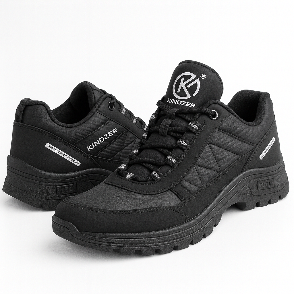 Кроссовки мужские зимние Kindzer К-88 на флисовой подкладке р. 45 Черный (8845)