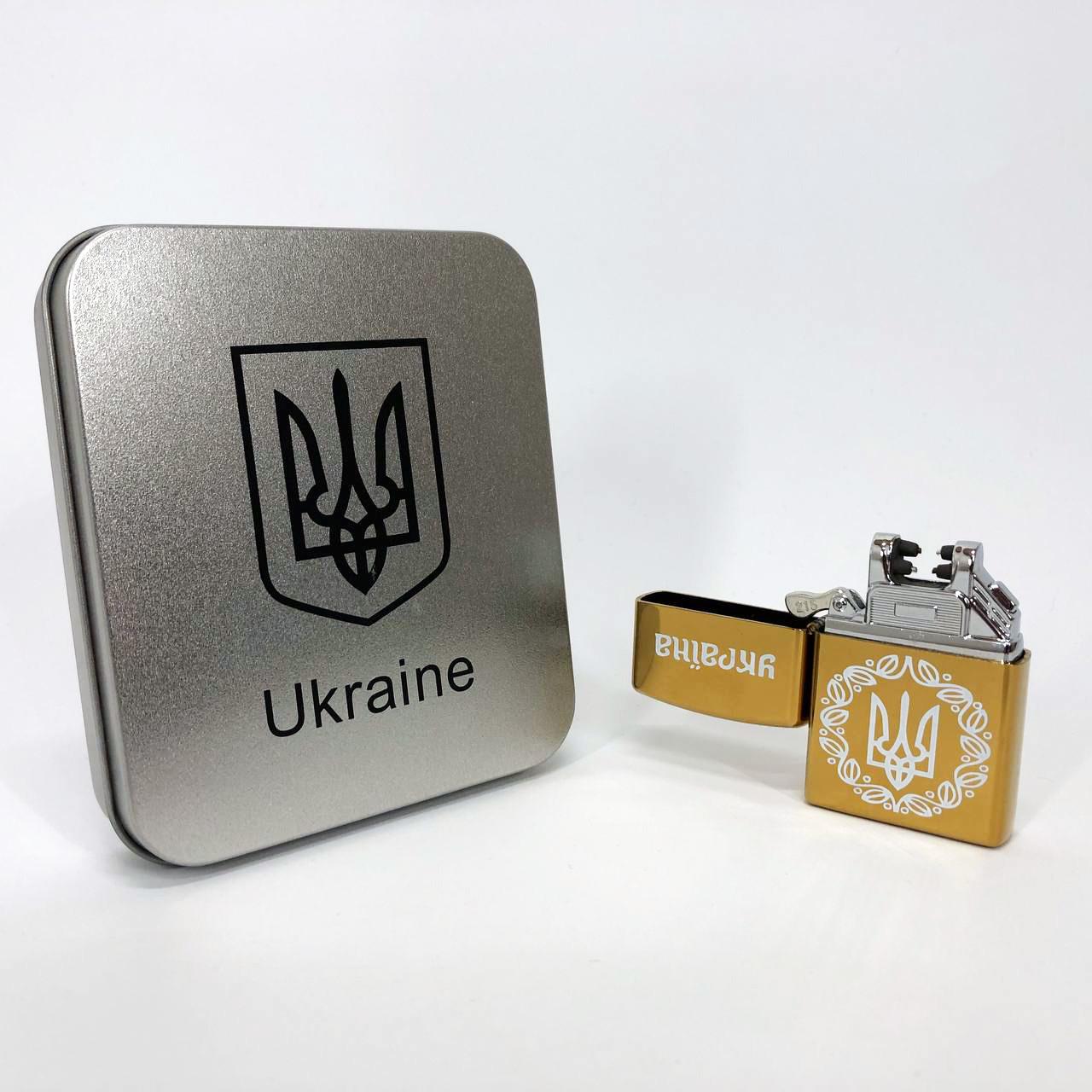 Зажигалка дуговая электроимпульсная USB Золотой (HL-447) - фото 10 Зажигалка дуговая электроимпульсная USB Золотой (HL-447) - фото 10