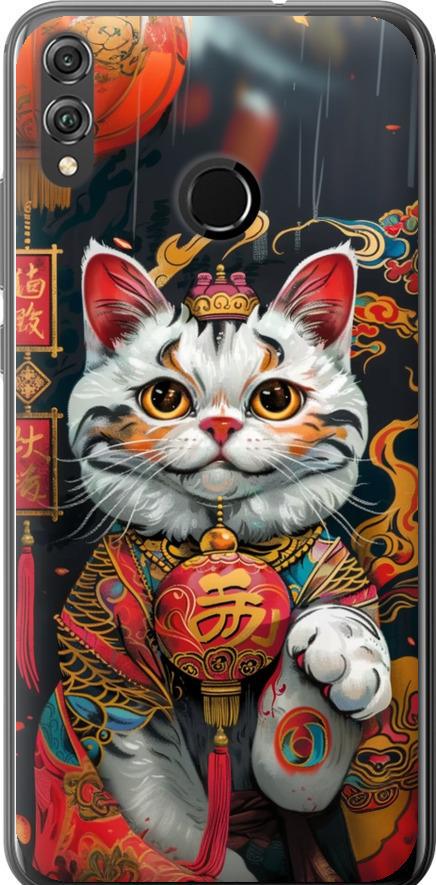 Чехол на Huawei Honor 8X China Cat v2 (6135t-1596-42517) Чехол на Huawei Honor 8X China Cat v2 (6135t-1596-42517)