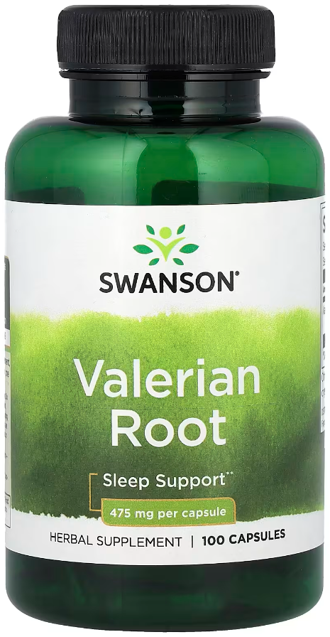 Добавка Корень валерианы Swanson Valerian Root 475 мг 100 капсул