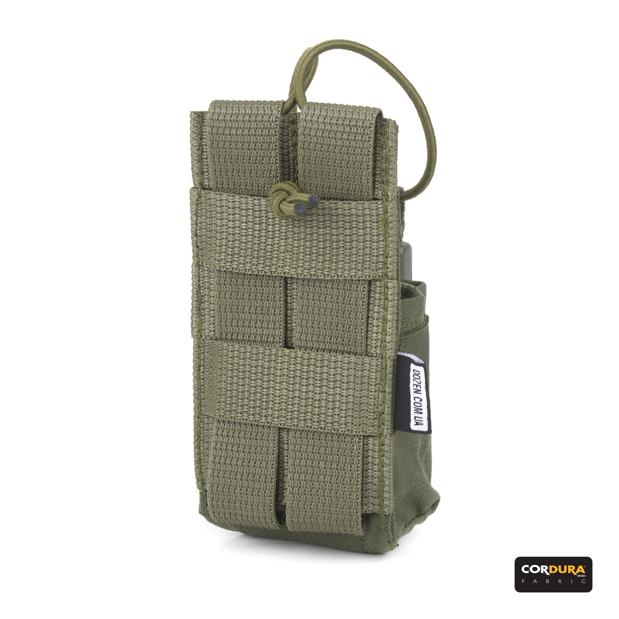 Подсумок для рации Dozen Radio Pouch Nylon Olive - фото 2 Подсумок для рации Dozen Radio Pouch Nylon Olive - фото 2
