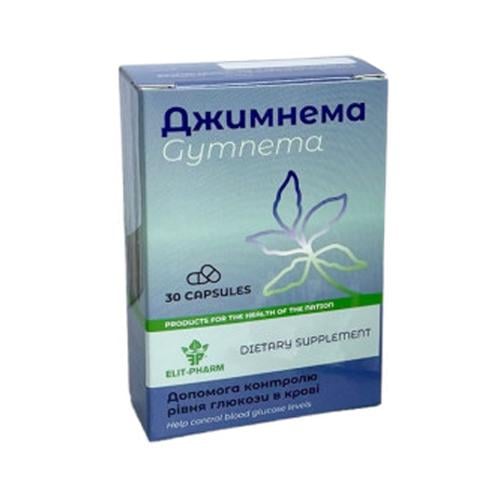 Капсули Elit-Pharm Джимнема для нормалізації обміну вуглеводів №30 (2215)