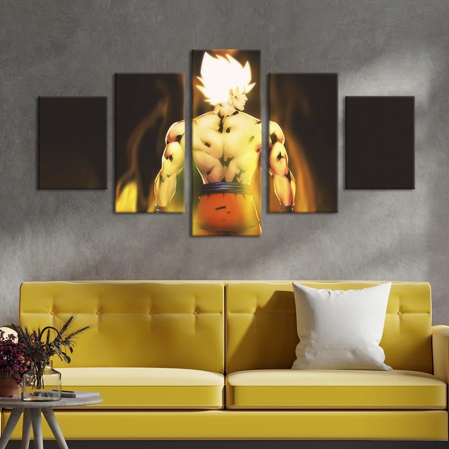 Картина на холсте Аниме-герой Гоку 187x94 см (1460-52)