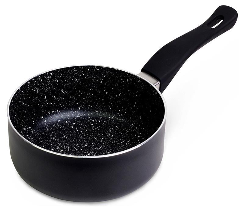 Ковш Kamille Velbert 1,3 л с мраморным антипригарным покрытием (KM-0613MR)