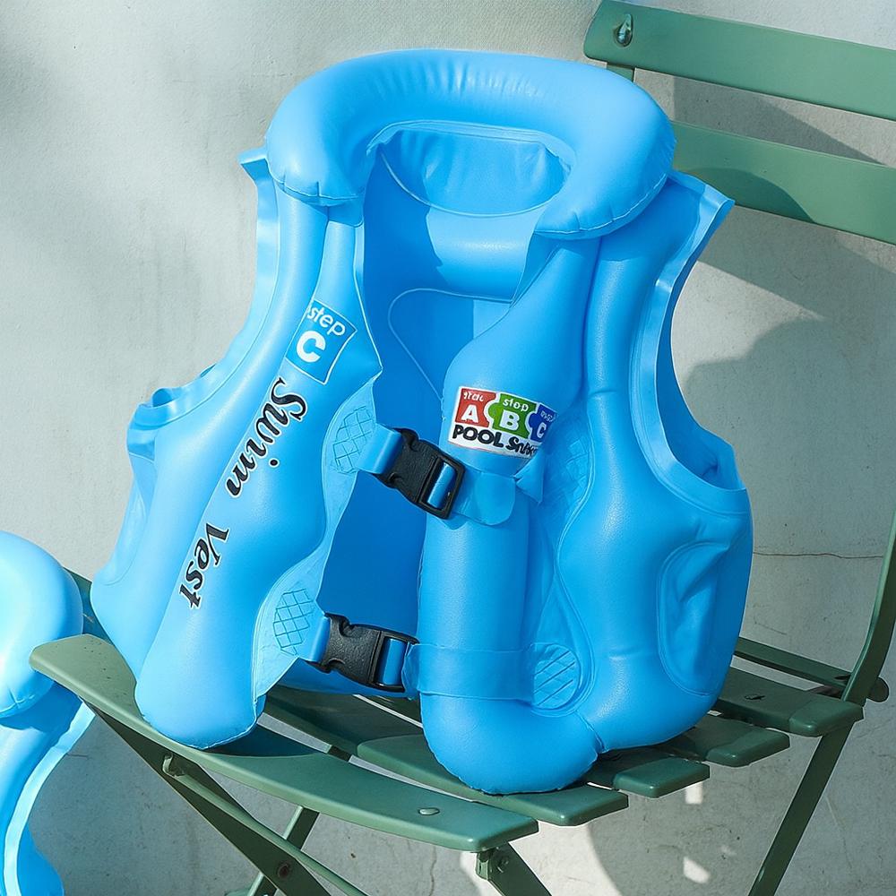 Надувний жилет для плавання для дітей Wave 45 см Блакитний (52-бла-BT-6525-M) - фото 2 Надувний жилет для плавання для дітей Wave 45 см Блакитний (52-бла-BT-6525-M) - фото 2