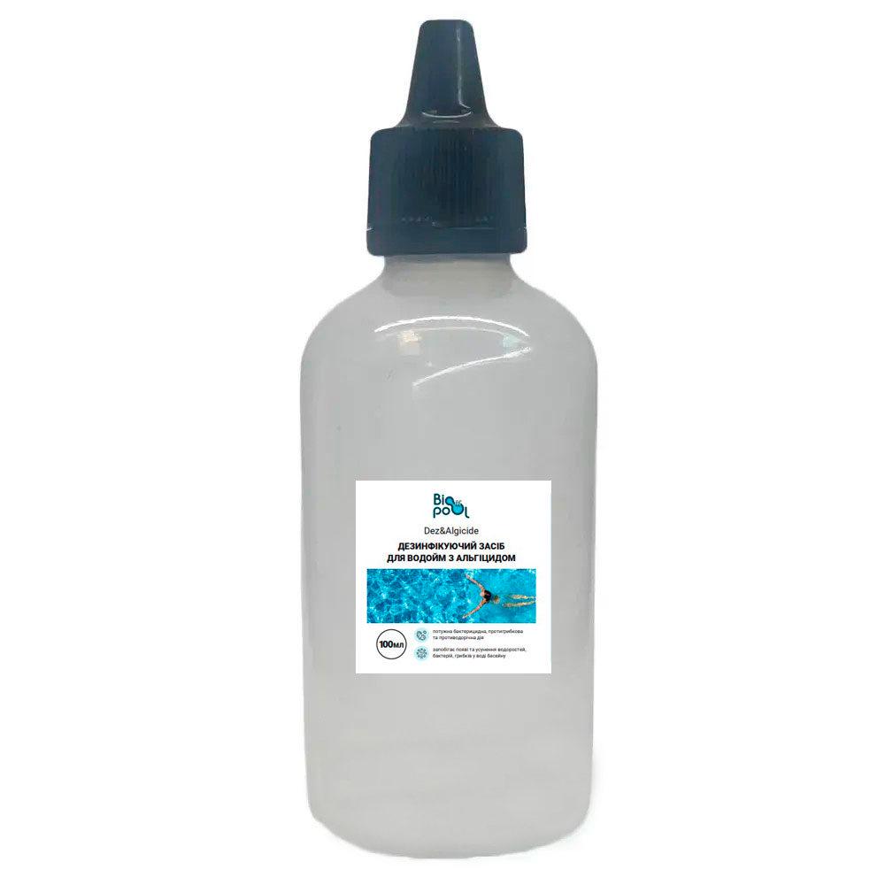 Средство дезинфицирующее Dez&Algicide для водоемов с альгицидом безвредно для фауны 100 мл (232011)