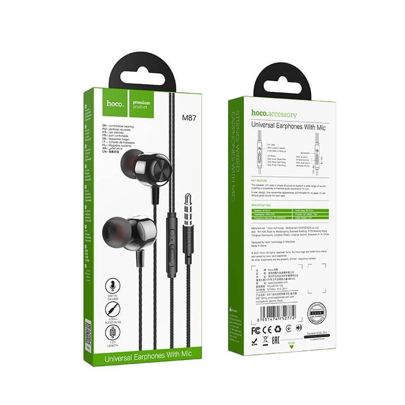 Наушники Hoco String M87 Black (b6b3b535) - фото 3