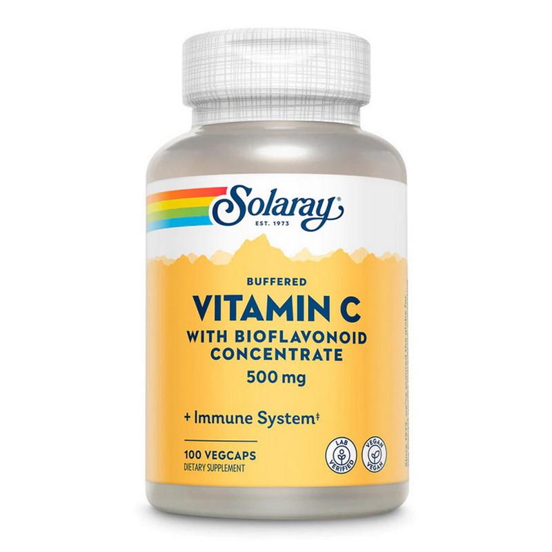 Витамин C с биофлавоноидами Solaray Vitamin C 500 mg with Bioflavanoid 100 капс. (22523-01)