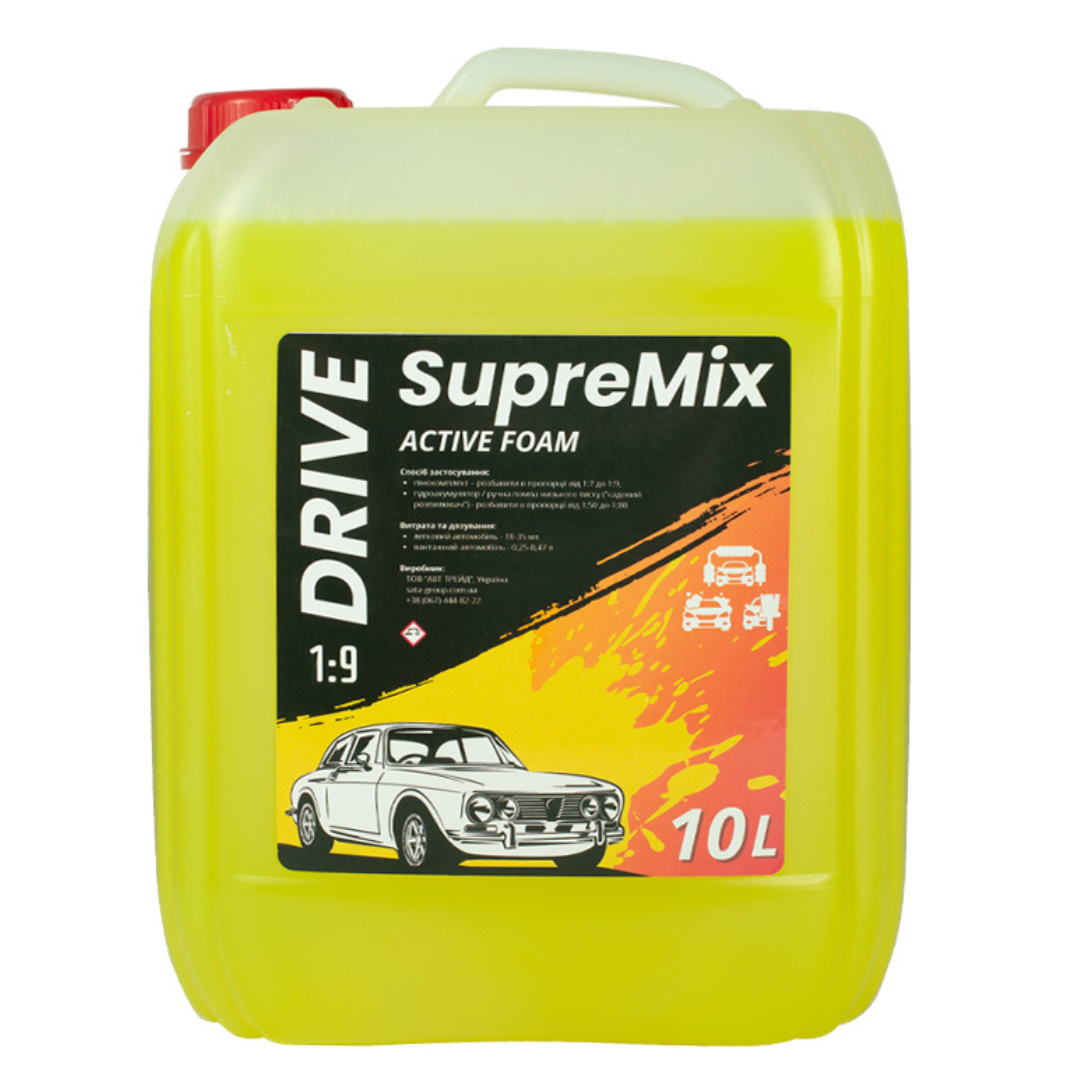 Активная пена для бесконтактной мойки SupreMix Drive 1:9 10 л