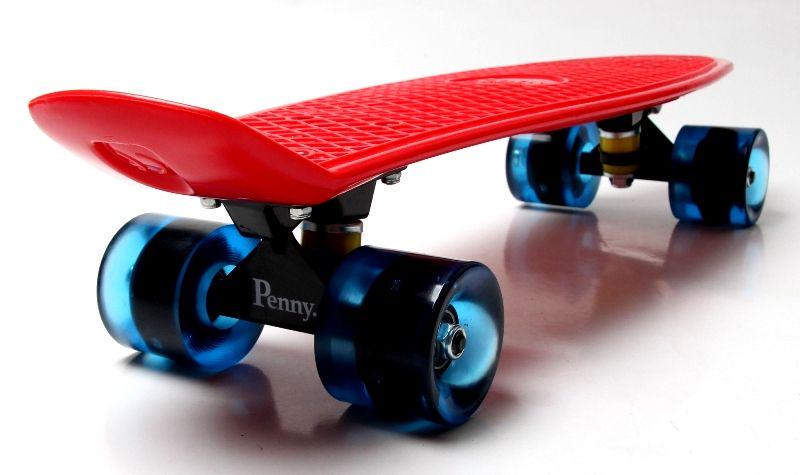 Пенниборд колеса с подсветкой Red (1905288341) - фото 4