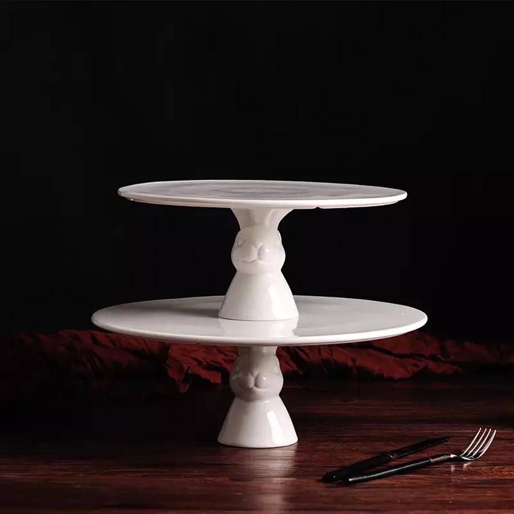 Керамічна підставка Lefard Білий кролик 25 см Білий (8910-005) - фото 3 Керамічна підставка Lefard Білий кролик 25 см Білий (8910-005) - фото 3