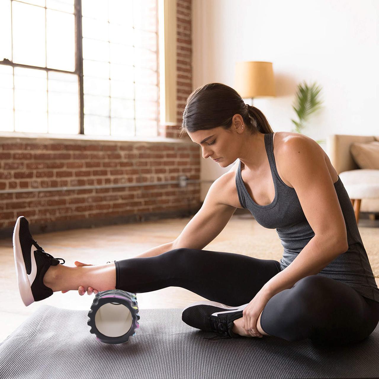 Массажный ролик Springos FR0018 Mix Color 33x14 см - фото 7 Массажный ролик Springos FR0018 Mix Color 33x14 см - фото 7