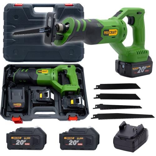 Аккумуляторная сабельная пилка ProCraft PSS20 с 2 АКБ и зарядным