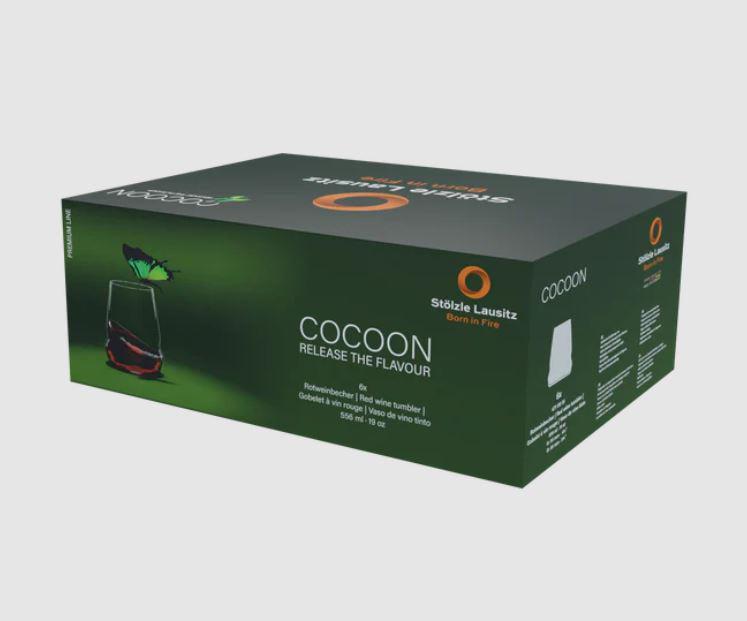 Набір склянок для червоного вина Stölzle Lausitz Cocoon 556 мл 6 шт. (4710016-6) - фото 5 Набір склянок для червоного вина Stölzle Lausitz Cocoon 556 мл 6 шт. (4710016-6) - фото 5